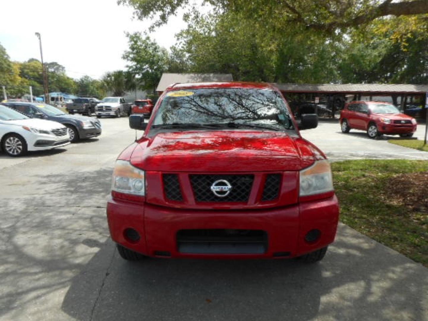 2008 RED NISSAN TITAN SE; LE; XE (1N6BA07D78N) , located at 1200 Cassat Avenue, Jacksonville, FL, 32205, (904) 695-1885, 30.302404, -81.731033 - Photo#0